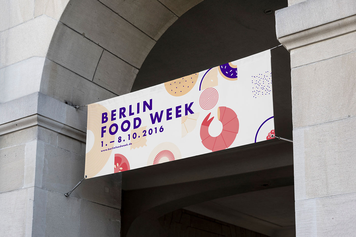Berlin Food Week 2016 – Food Festival Design by studio_upstruct – Banner