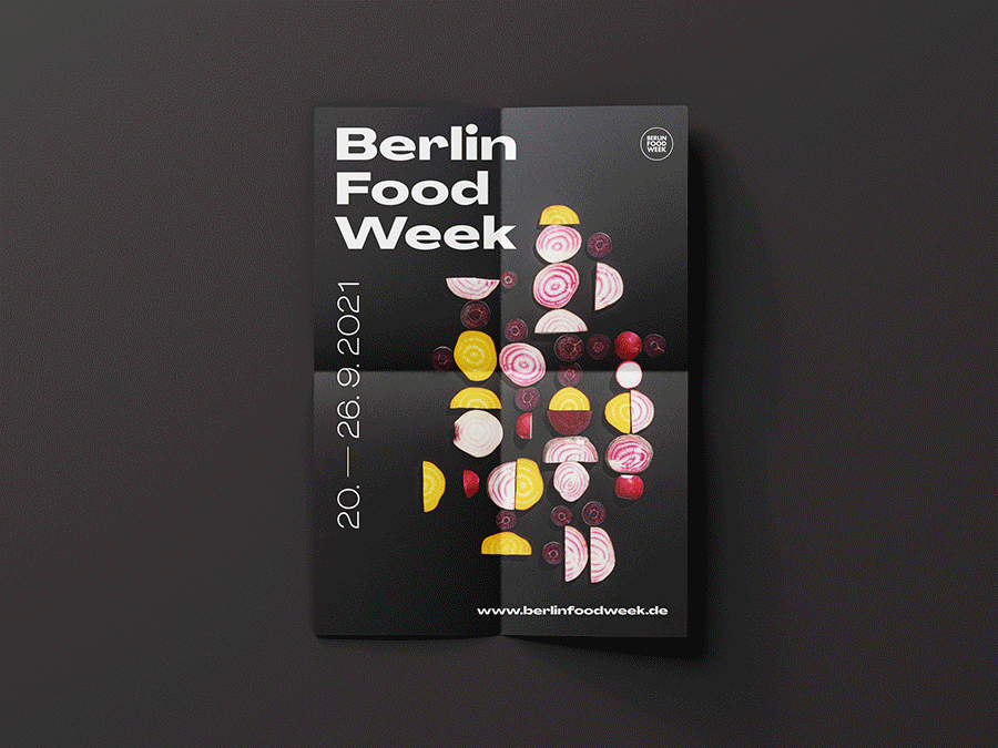 Berlin Food Week 2021 Festival design by studio_upstruct