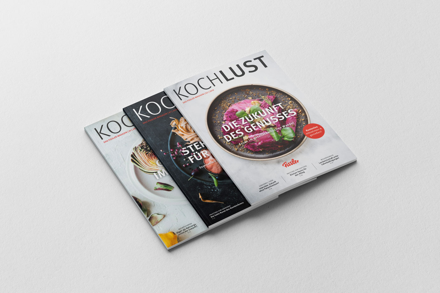 Fissler Kochlust Magazin Editorial Design by studio upstruct