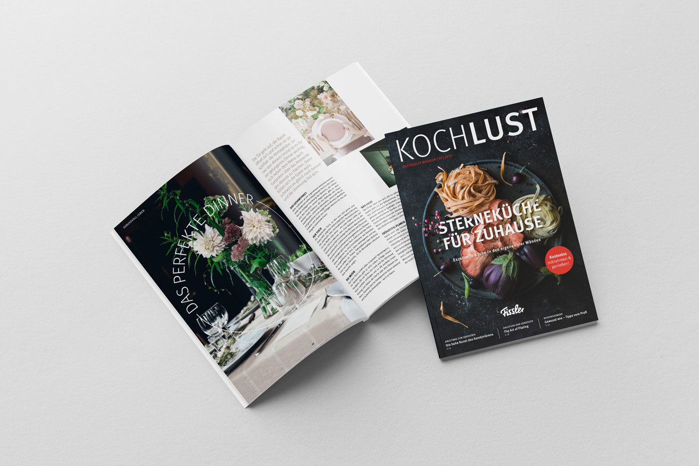 Fissler Kochlust Magazin Editorial Design by studio upstruct