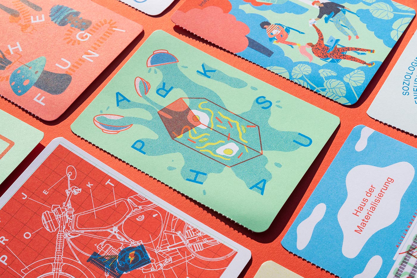 TU Berlin Wissen Fließt Editorial Design by studio_upstruct – Postcards