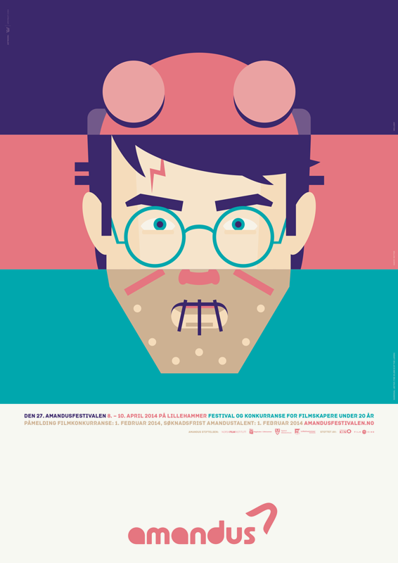 amandus film festival 2014 poster by upstruct