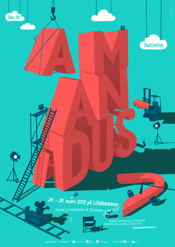 amandus film festival 2015 poster by upstruct