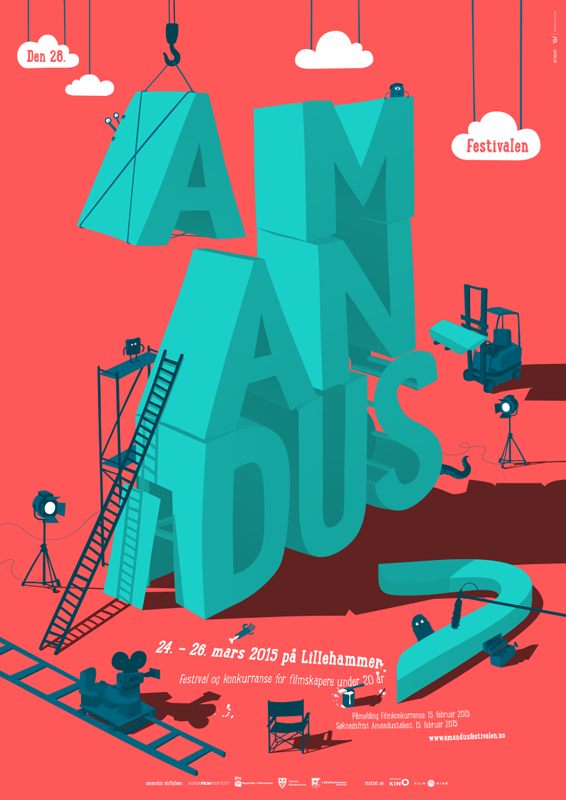 amandus film festival 2015 poster by upstruct
