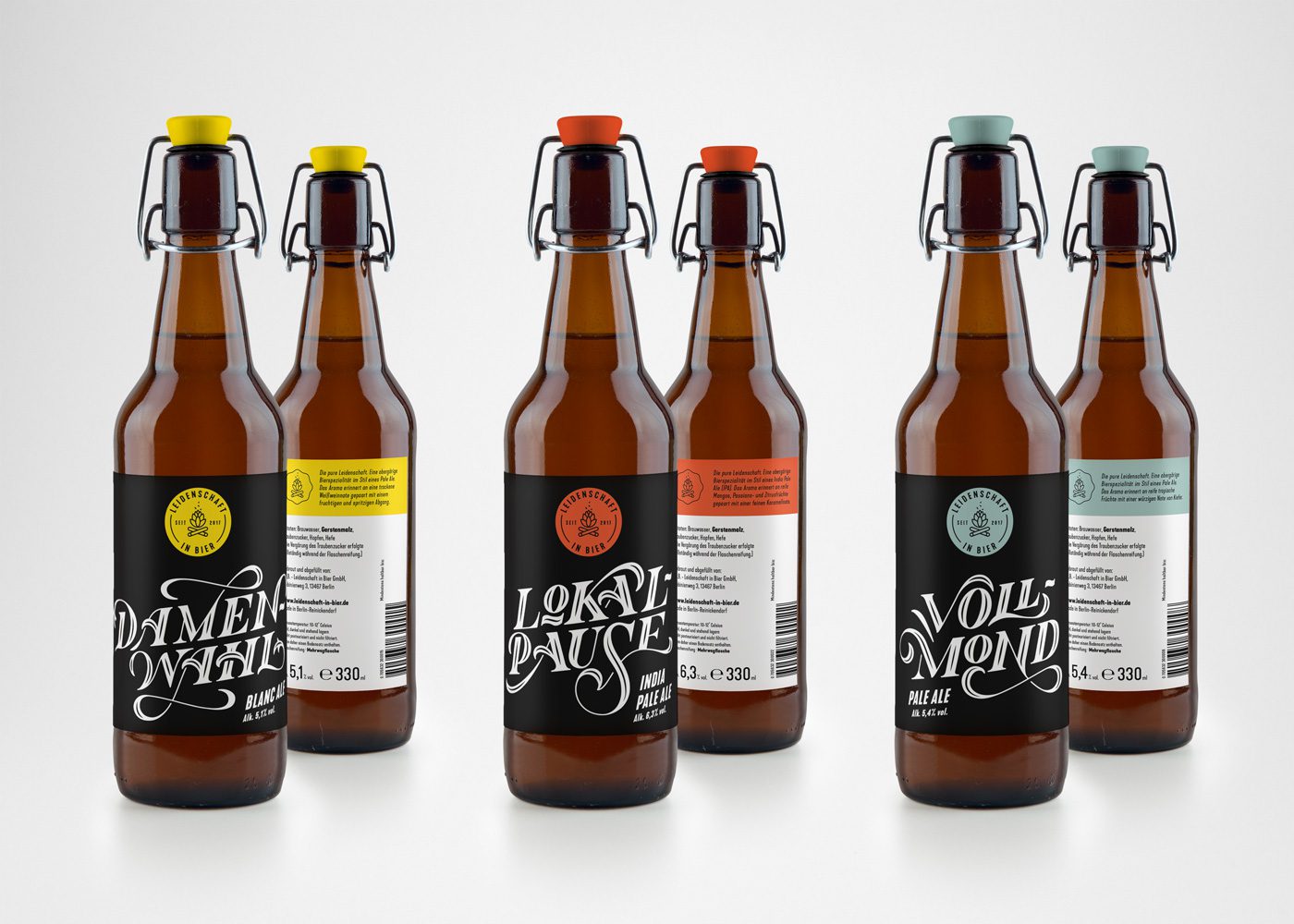 Leidenschaft in Bier - Beer Label Design by upstruct