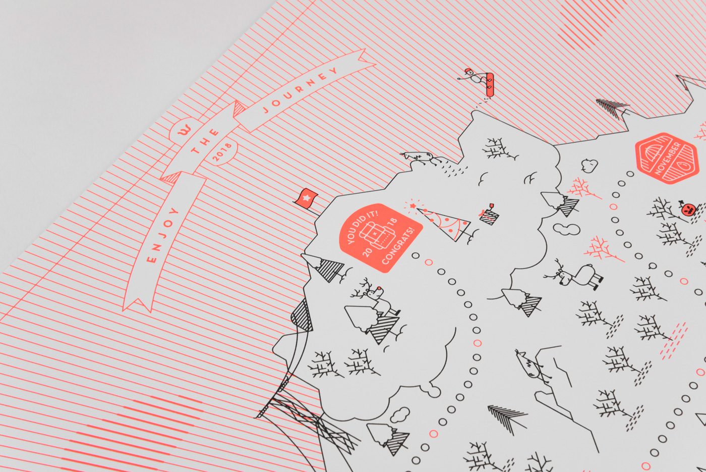 upstruct calendar 2018 - mountain