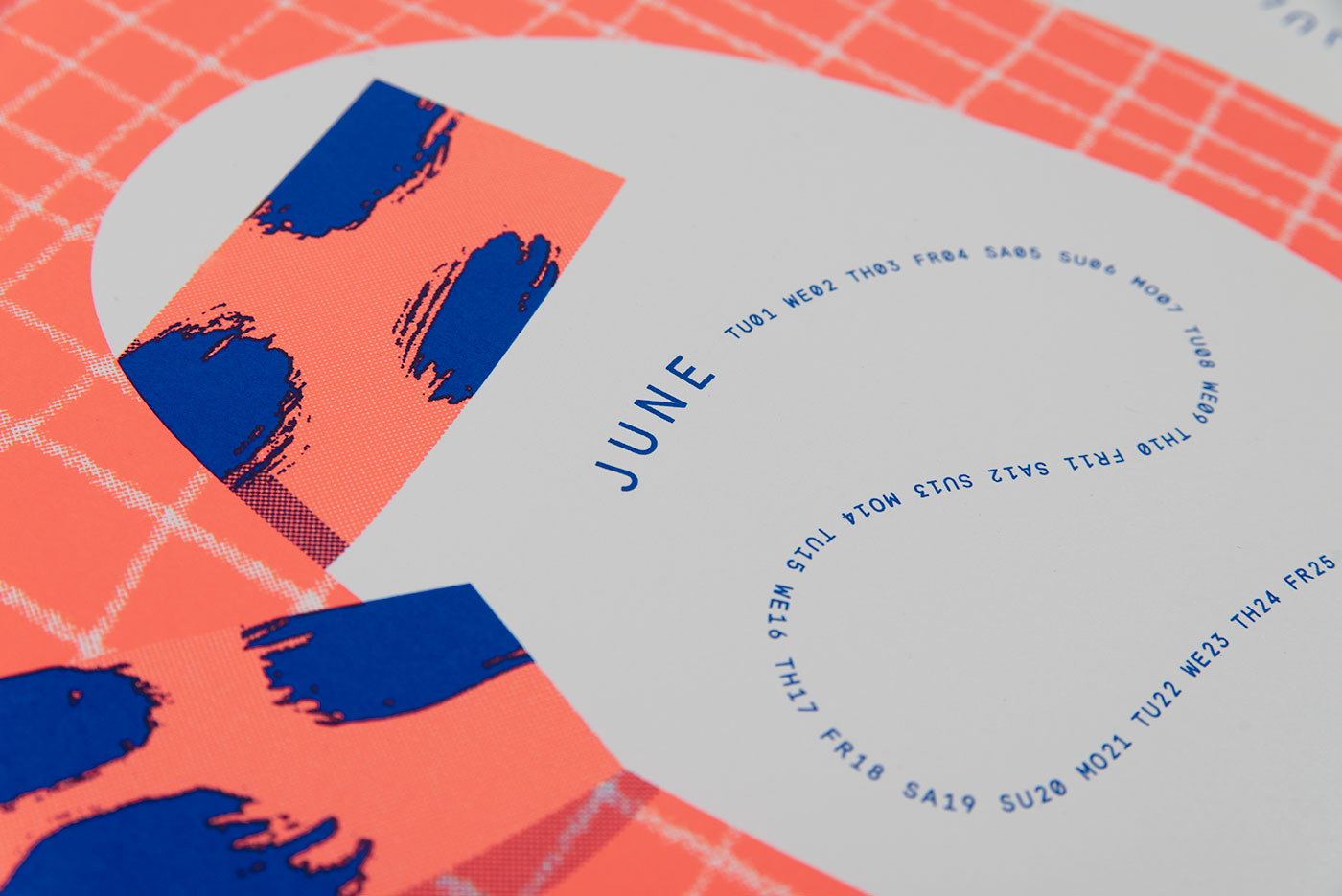 upstruct screen print calendar 2021 - detail