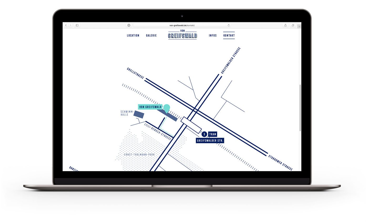 von Greifswald – Event Location Berlin - Web Design by upstruct